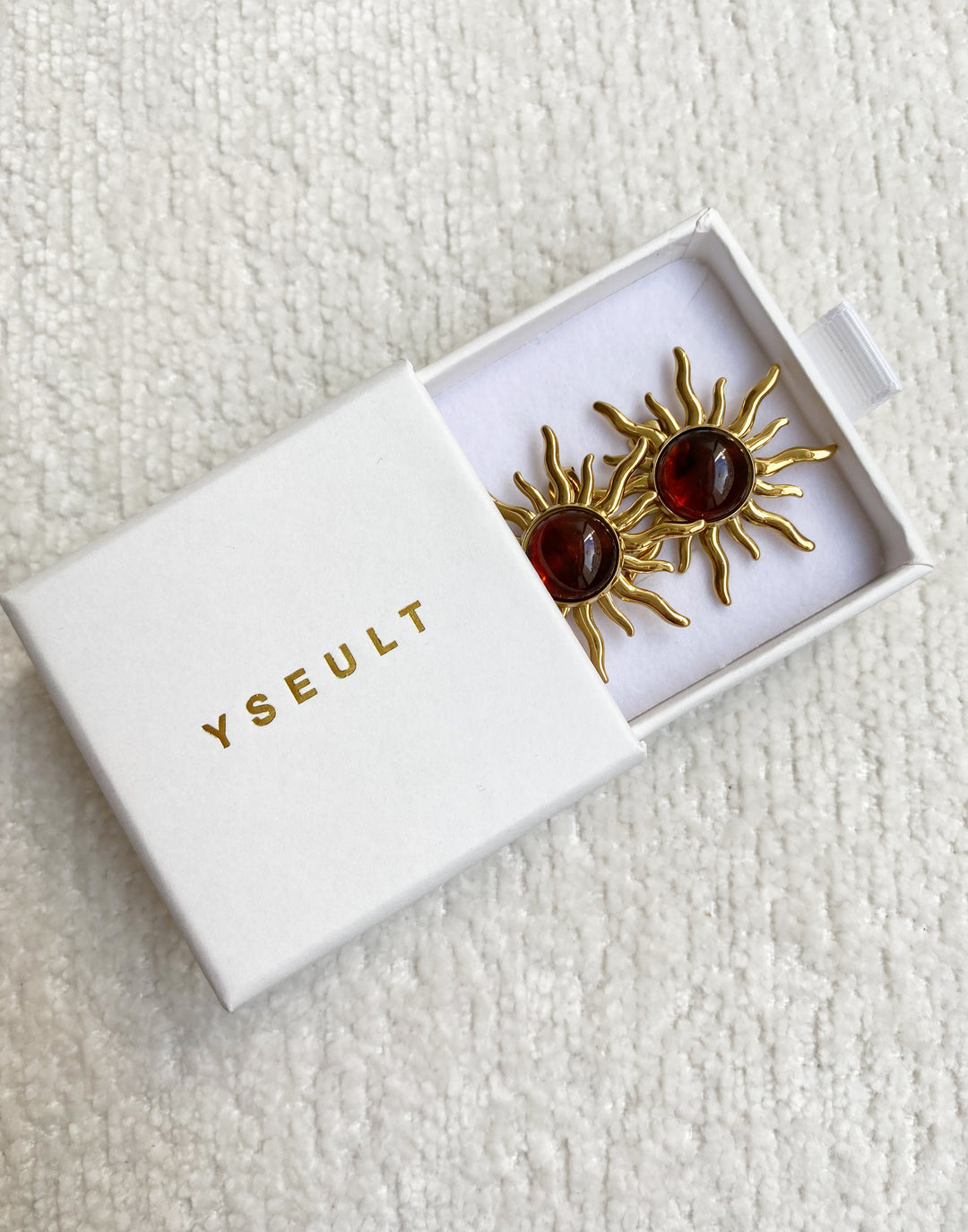 Boucles d'oreilles Ambre