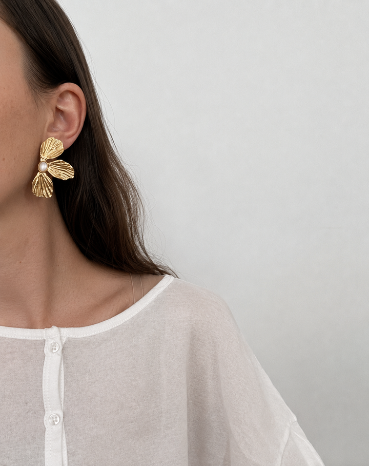 Boucles d'oreilles Fleur