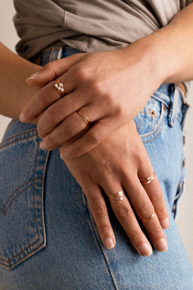 Bague Kim (Lot de 6)