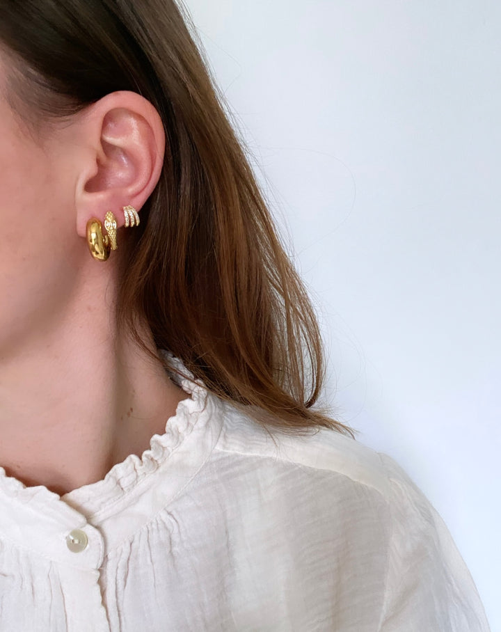 Noé hoop earrings