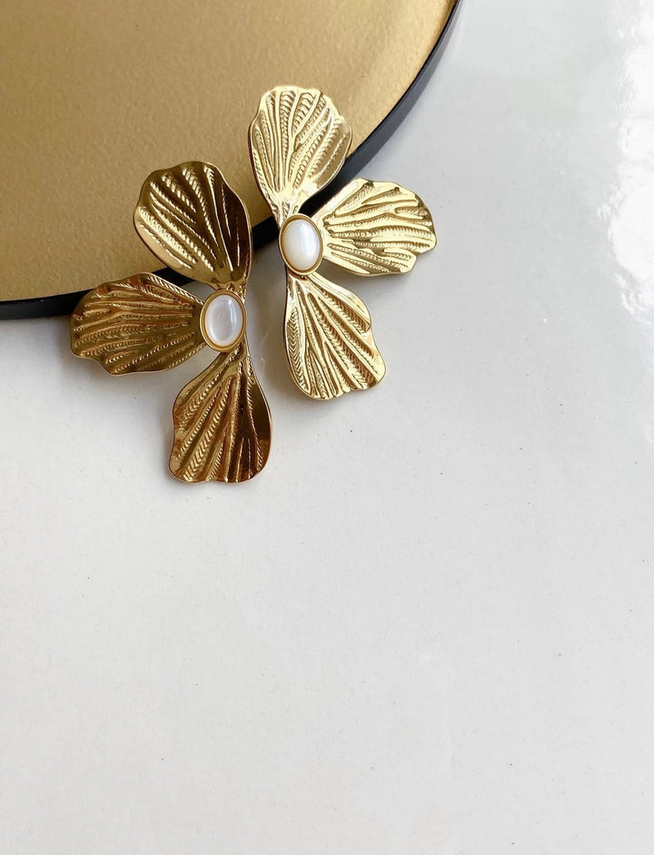 Boucles d'oreilles Fleur