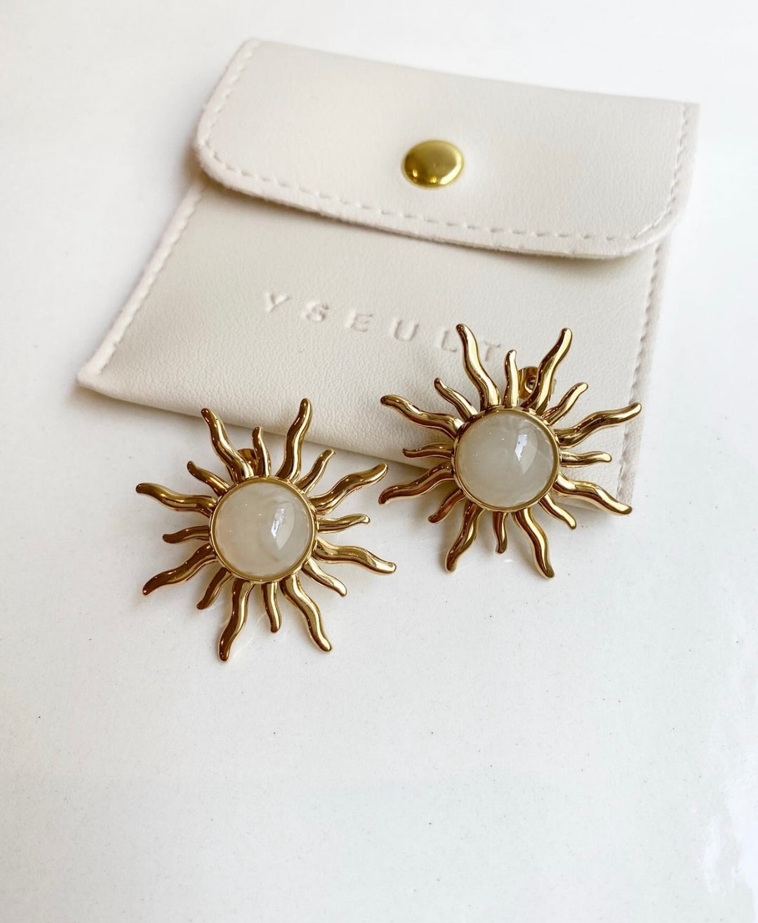 Boucles d'oreilles Ambre