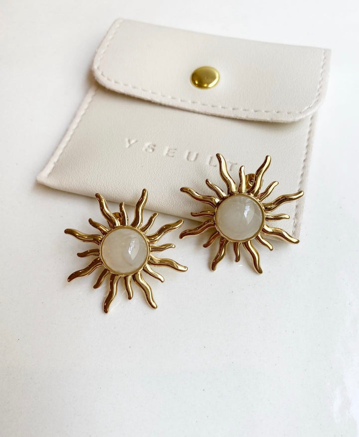 Boucles d'oreilles Ambre